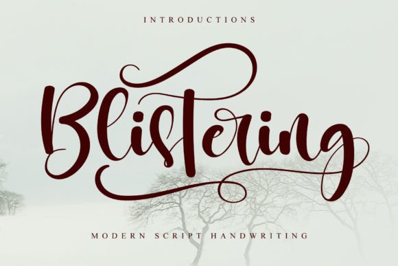 Blistering: A Handwritten Typeface That Delivers Charm—Without the Compromise