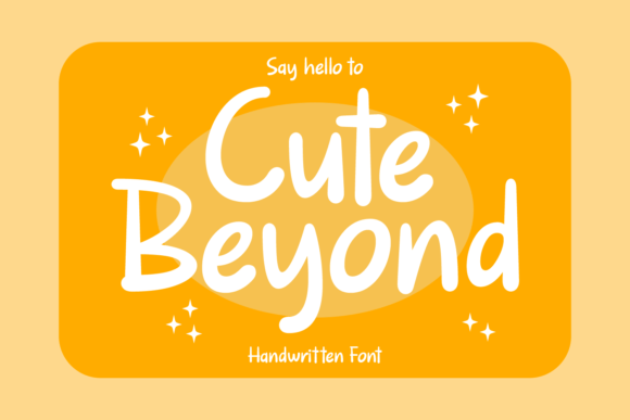 Cute Beyond: A Playful Handwritten Font