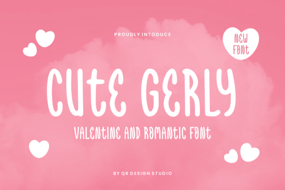 Cute Gerly: A Handwritten Font with Heart