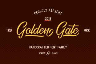 Golden Gate Duo: A Versatile Handwritten Font Pair for Creative Expression