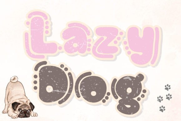Lazy Dog: A Handwritten Font with Warmth and Whimsy