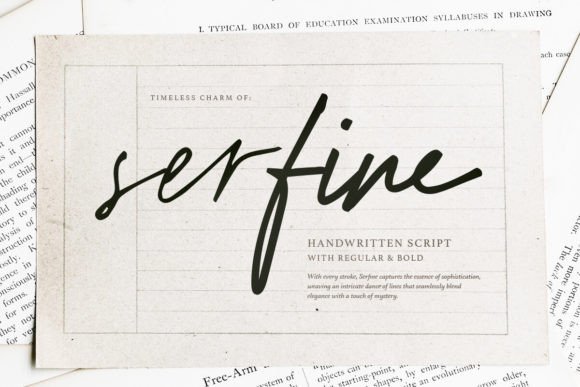 Serfine: Handwritten Elegance, Engineered for Real-World Use