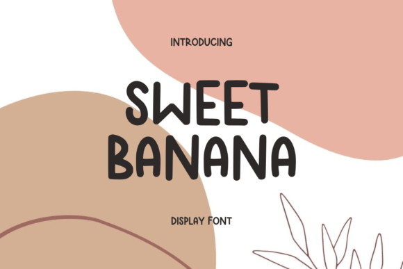 Sweet Banana: Playful Handwritten Charm